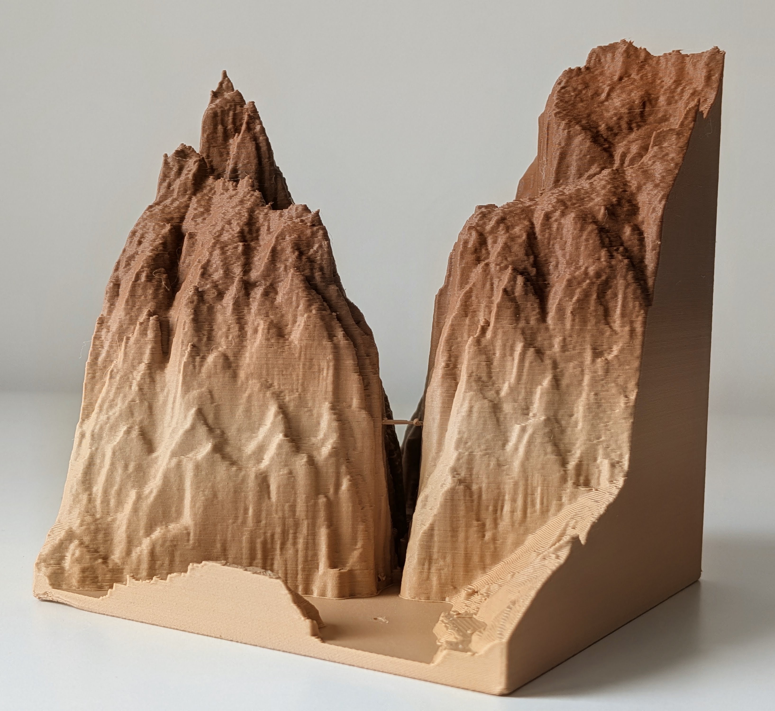 Maqueta topográfica física Caminito del Rey - Desfiladero de los Gaitanes